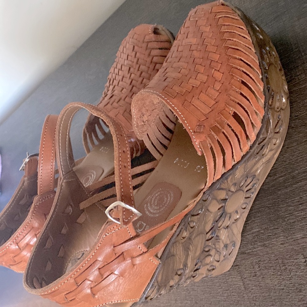 Brand new heel wedges